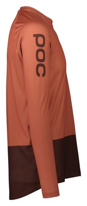 Maillot Manches Longues Poc MTB Pure Marron Clair/Foncé