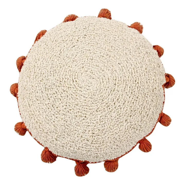 Lorena Canals Coussin de sol Circle | Terracotta