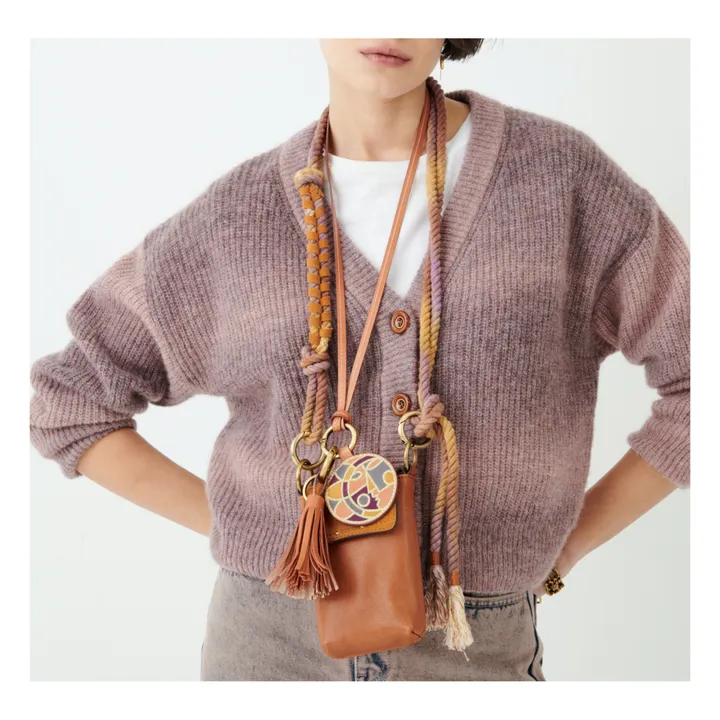 Sessùn Porte Téléphone Evalio Cuir | Camel