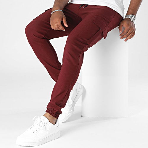 Pantalon Cargo Bordeaux