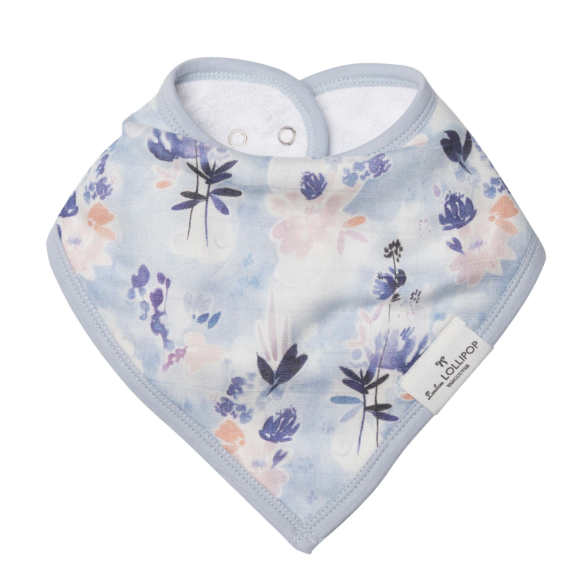Loulou Lollipop Bavoirs Bandana Mousseline Paquet de 2 - Encre