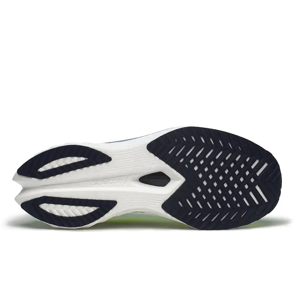 Saucony Endorphin Speed 4 Hardloopschoenen Geel/Donkerblauw Heren