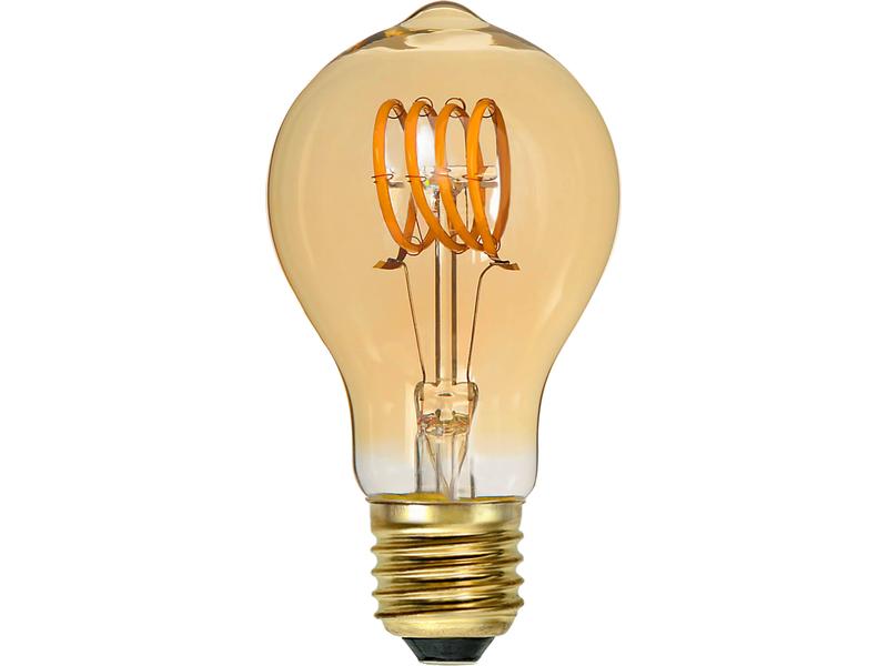 Star Trading Lampe Dspiral Amber TA60 2.5 W (20 W) E27 Warm Filamentleuchtmittel in Tropfenform
