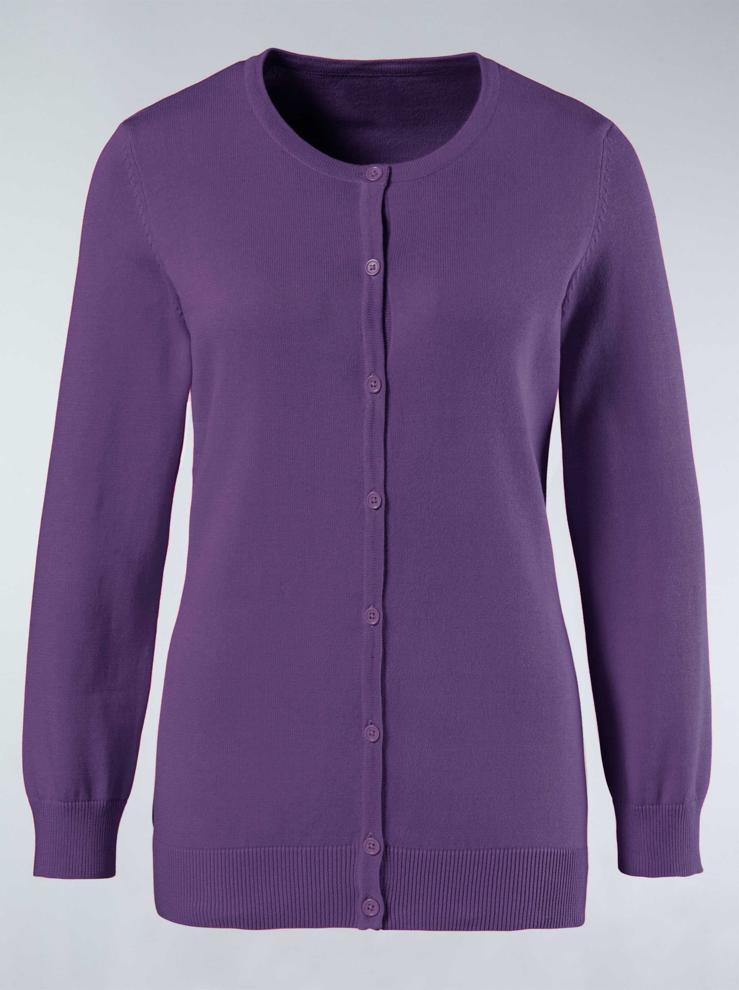 Strickjacke in lila