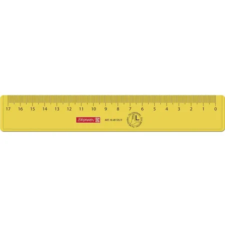 BRUNNEN Lineal, 17cm, sortiert