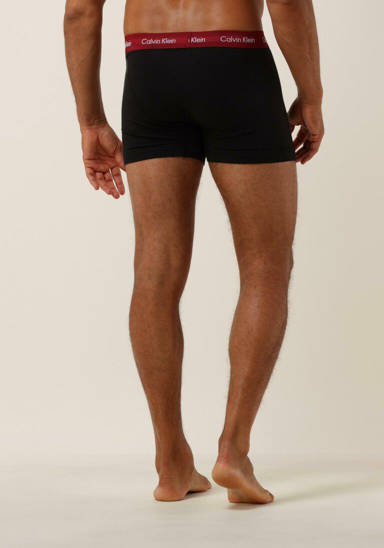 CALVIN KLEIN UNDERWEAR zwarte calvin klein underwear boxershort 3-pack trunks