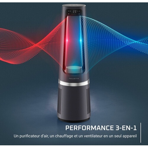 Purificateur Rowenta ECLIPSE 3 EN 1 CONNECT PURIFICATEUR/CHAUFFAGE/VENTILATEUR INTELLIGENT QU5072F0