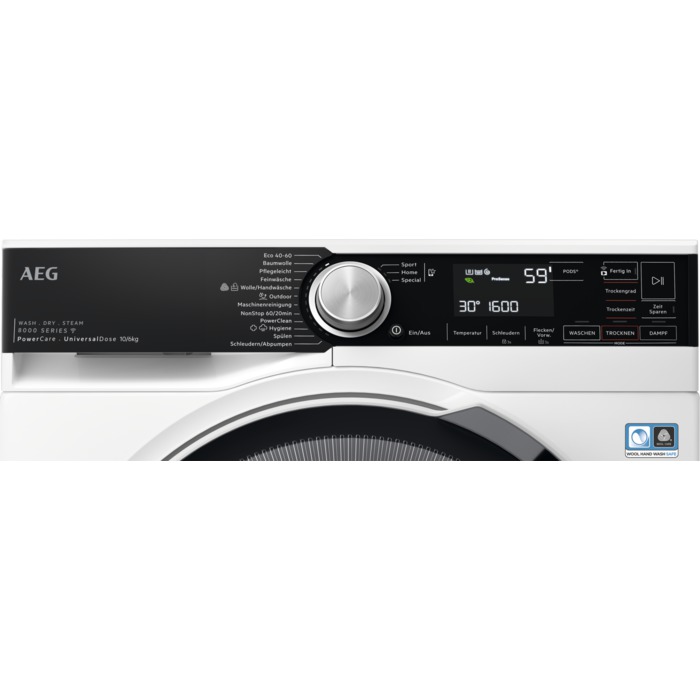 AEG 8000 PowerCare LWR8B80600 Washer-dryer