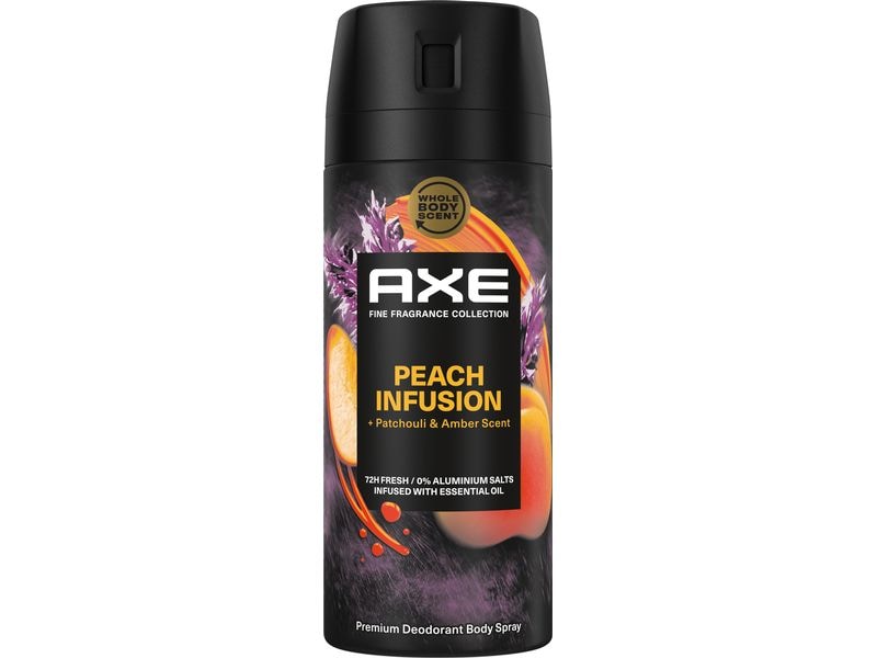 Axe Deo Spray Premium Peach Infusion 150 ml Deo bietet langanhaltenden Schutz vor Geruch