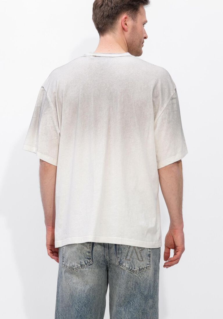 gebroken wit axel arigato t-shirt distort light t-shirt