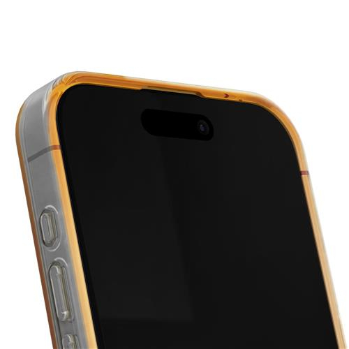 iPhone 15 Pro Max MagSafe Hardcase Hülle Clear Case Designer (IDCLCMS-I2367P-499) - Orange Spritz