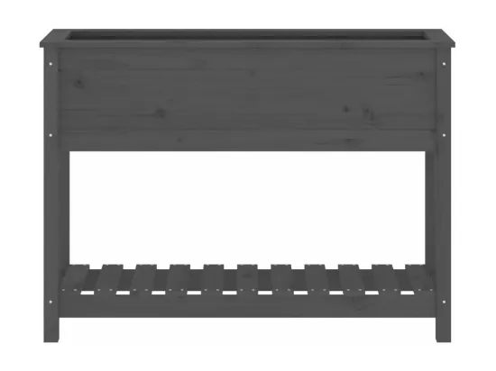 Jardinière bac lit surélevé bois marron 111.5 x 34.5 x 81 cm 02_0038382