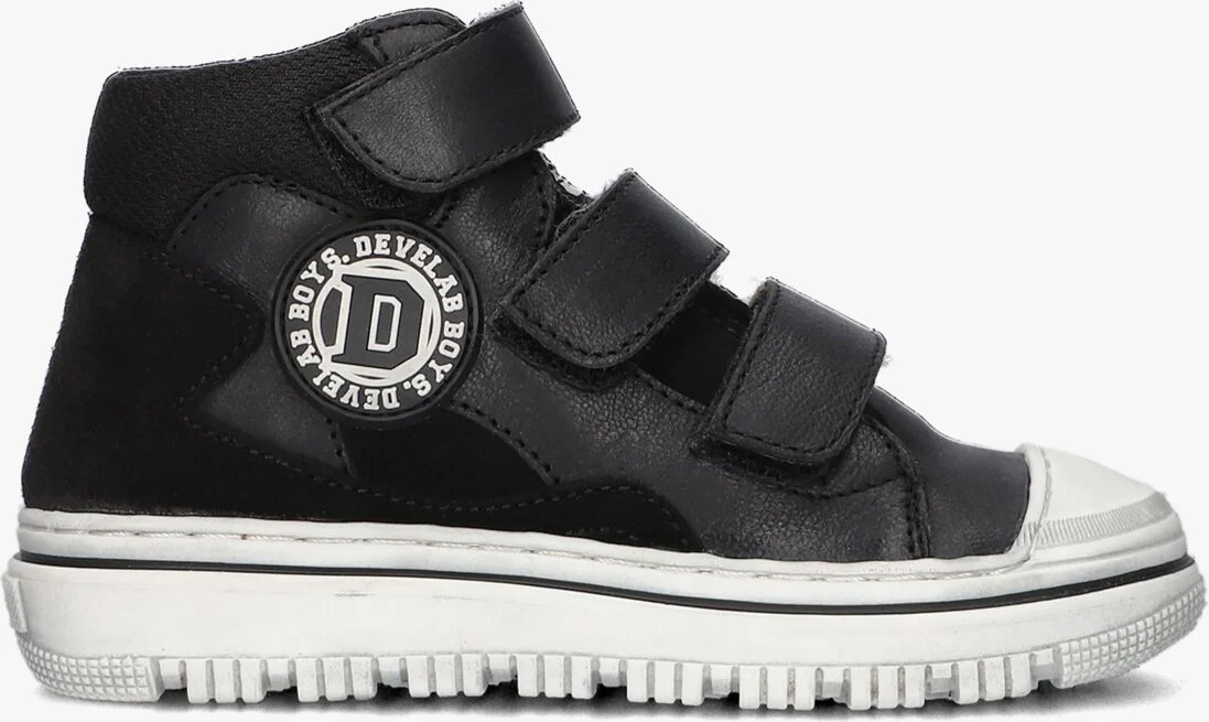 DEVELAB zwarte develab hoge sneaker 44303