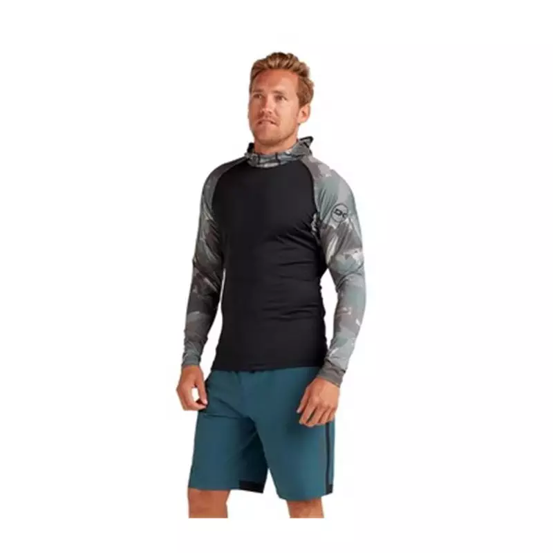 Sweat lycra DAKINE HD Snug Fit L/S Hoodie Apex Camo Small