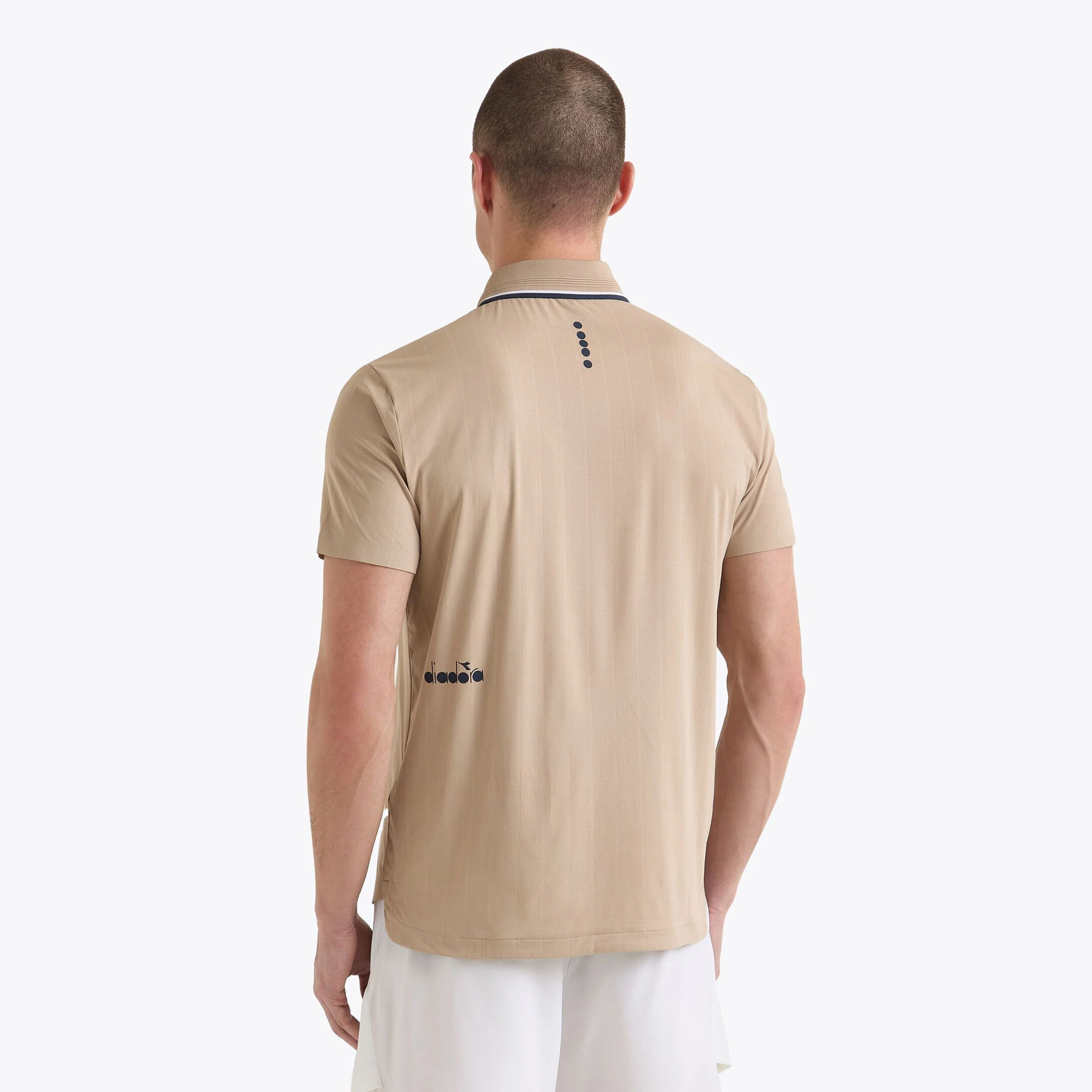 Diadora Icon Polo Hommes - Beige