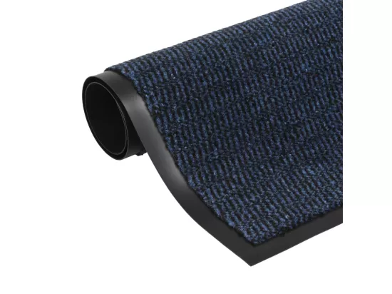 Paillasson rectangulaire 40 x 60 cm Bleu
