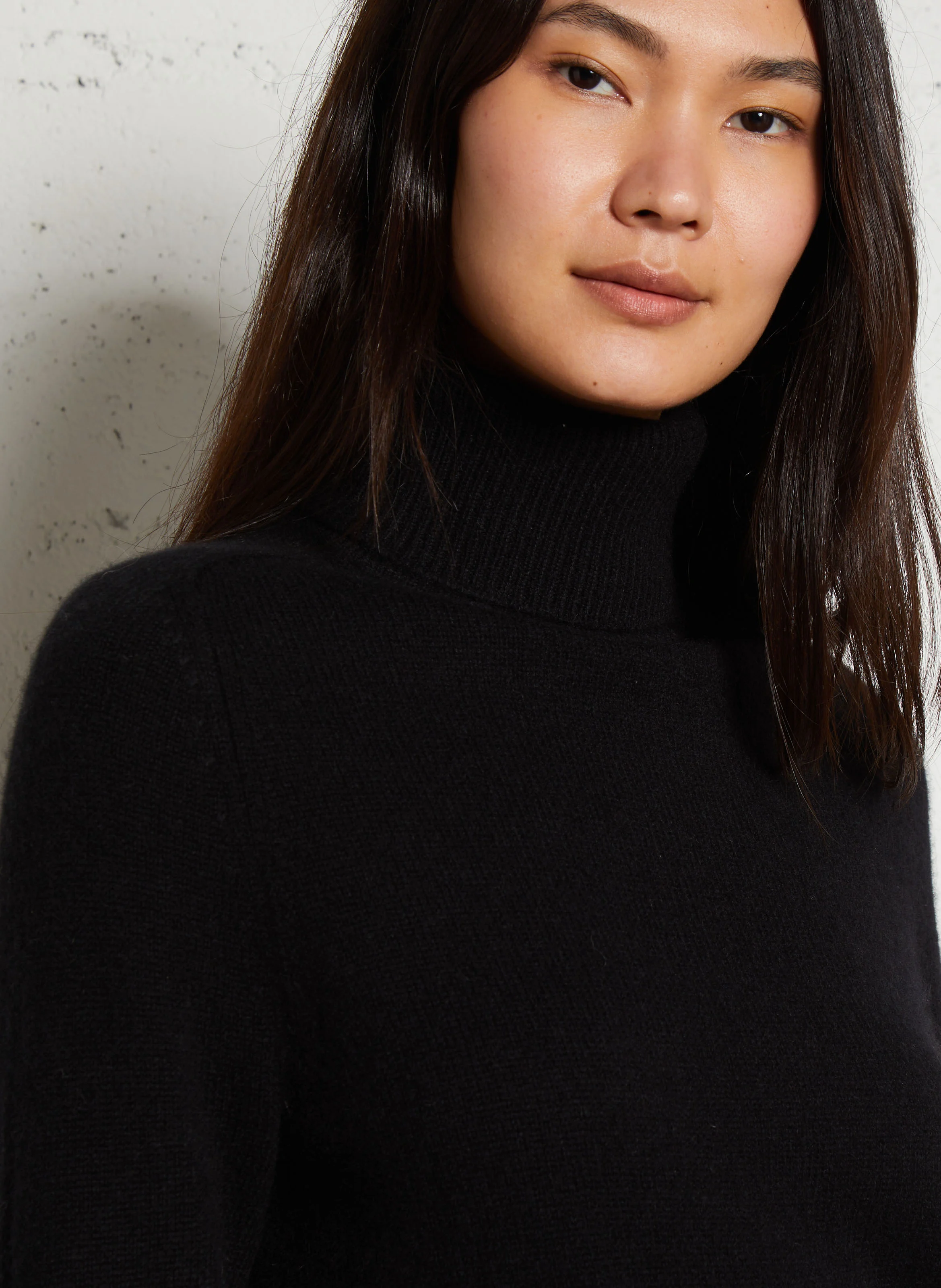 CLOVIS - Pull droit en cachemire | Noir