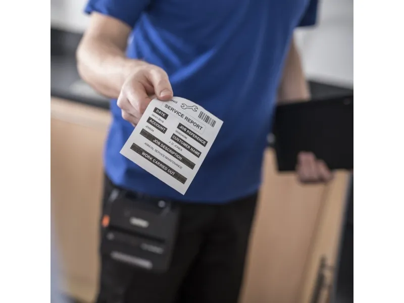 Brother RuggedJet RJ-4250WB - Etiketprinter - direkte termisk - Rulle (11,3 cm) - 203 dpi - op til 127 mm/sek. - USB 2.0, Wi-Fi(n), NFC, Bluetooth 4.2