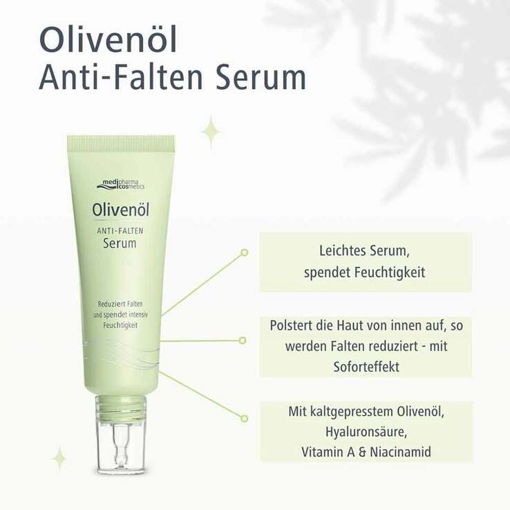 Olivenöl Anti-Falten Serum, 30 ml