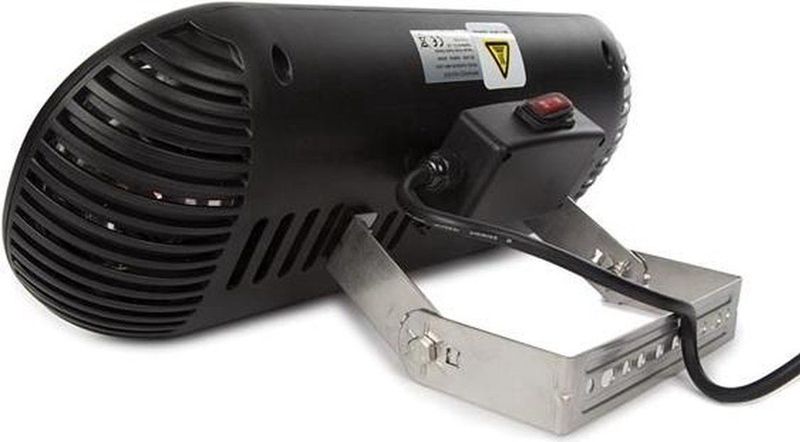 Perel - Terrasverwarmer - 2000 W - Spatwaterdicht - Zwart