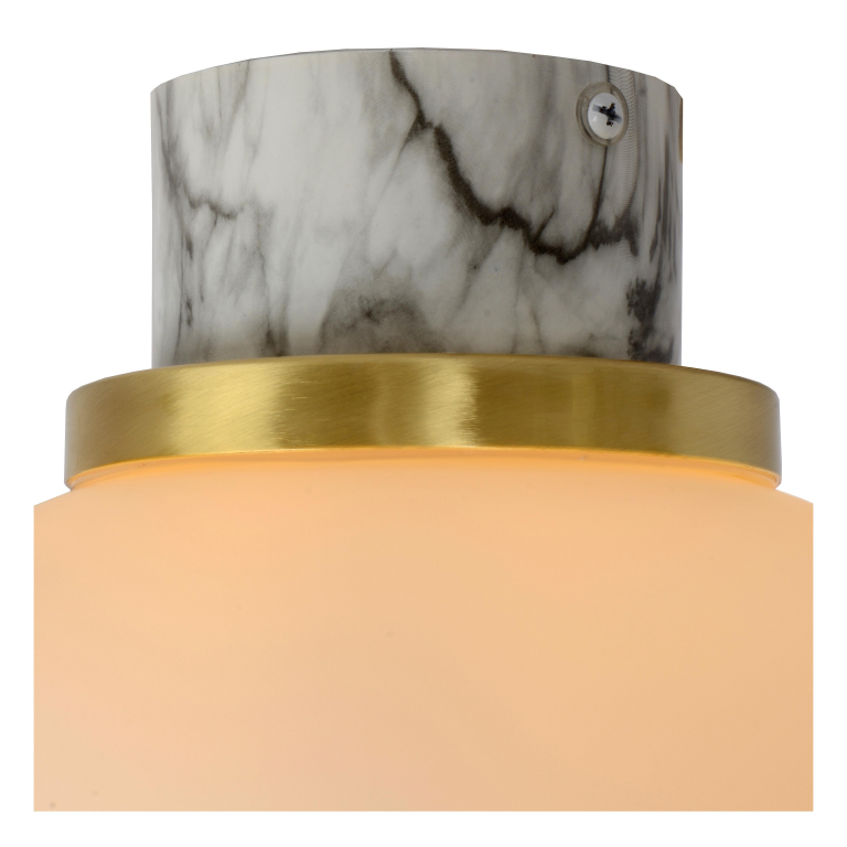 Lucide Lorena plafondlamp Ø23 badkamer IP44 fumé