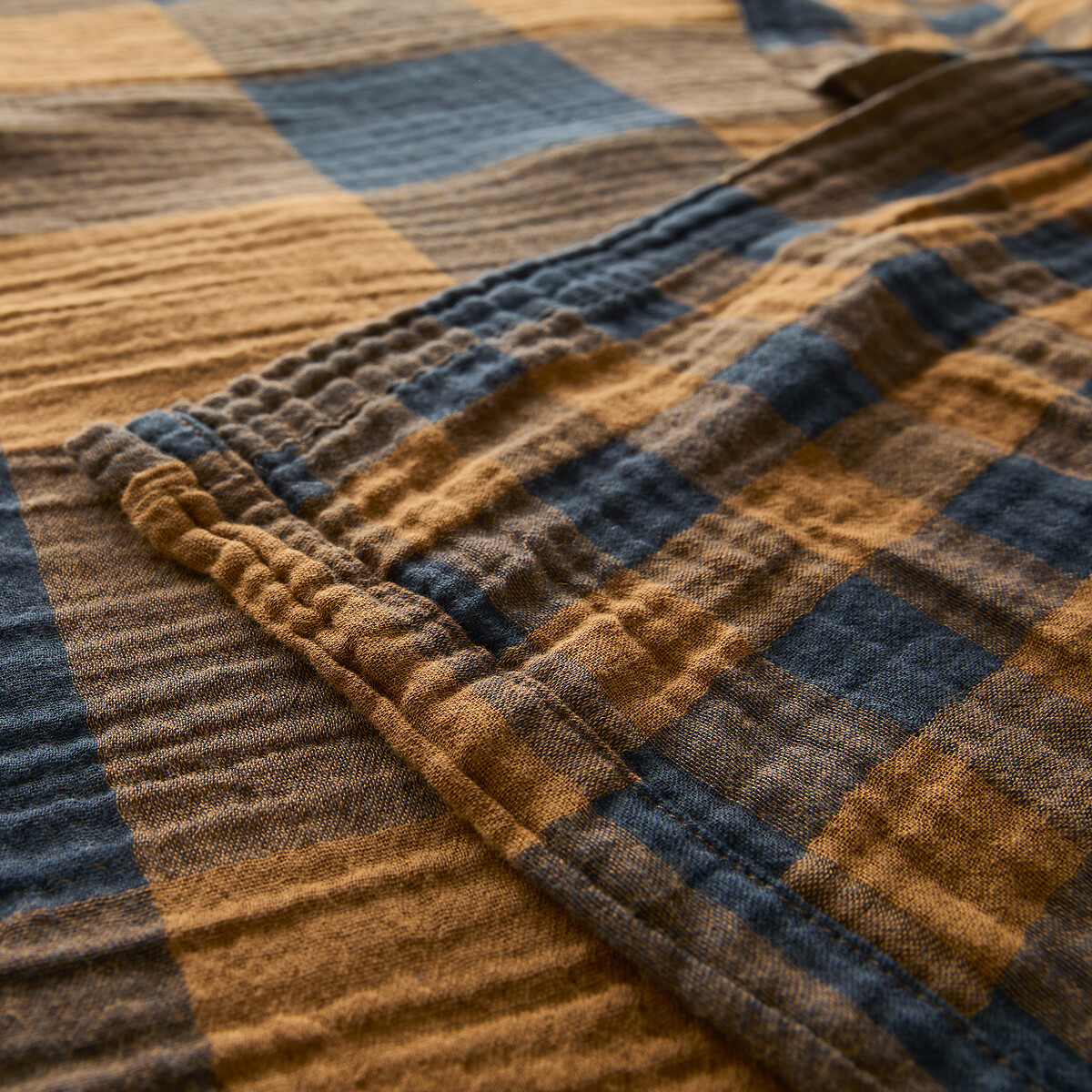 LA REDOUTE INTERIEURS<br>Colcha em tecido xadrez tetra Calix