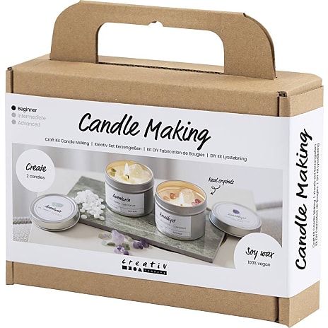 Creotime mini DIY kit lysstøbning - soyalys