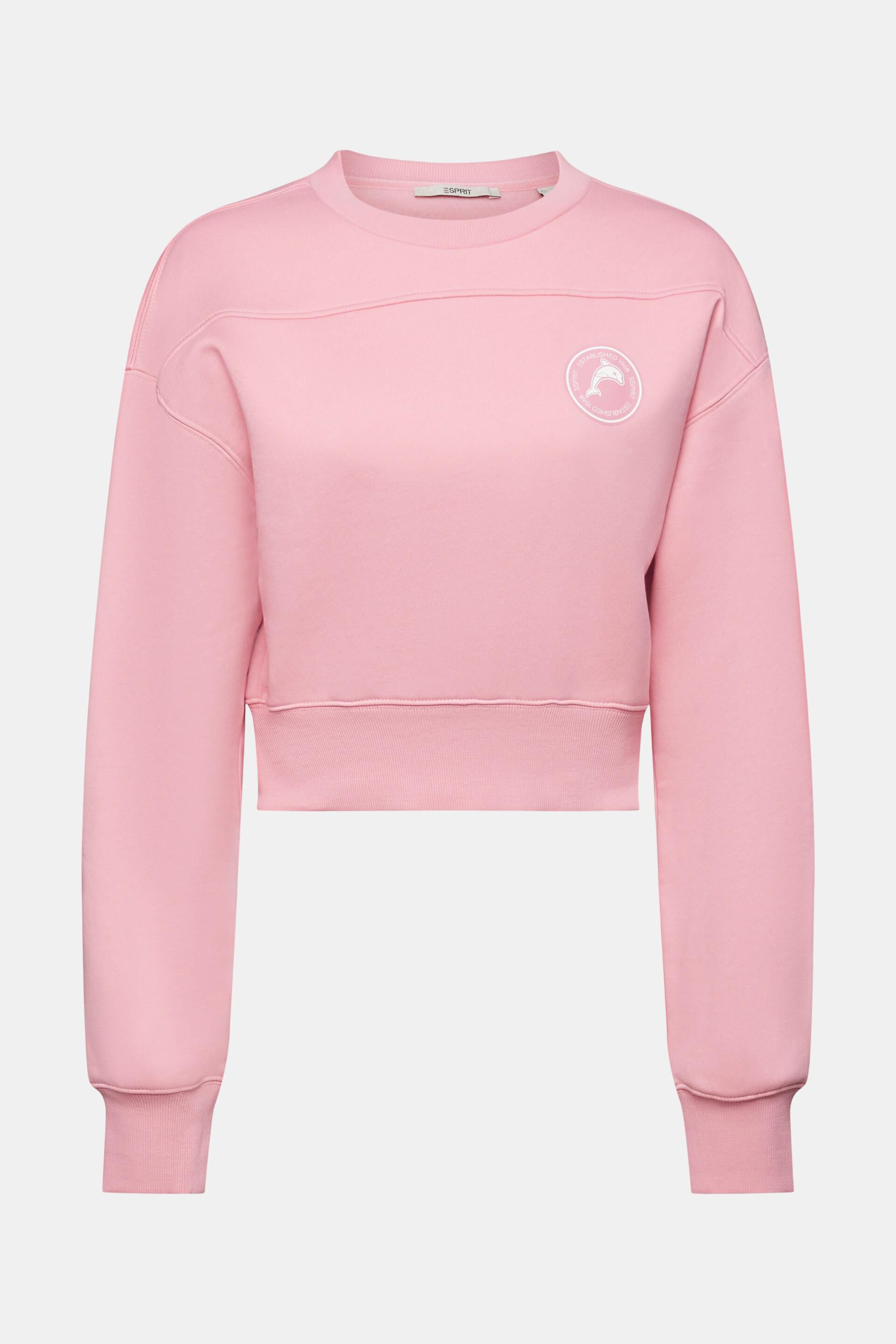 En matière recyclée le sweat-shirt court