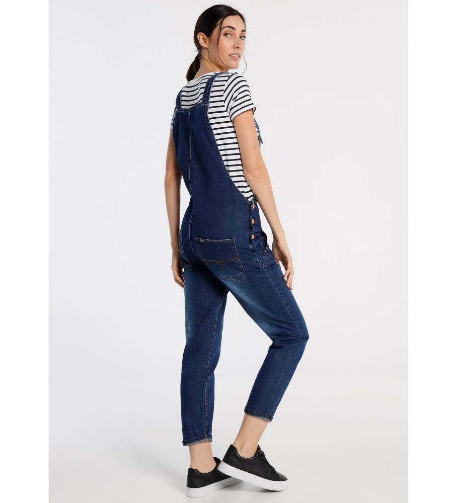 Lois Mono Denim Mom Fit Azul
