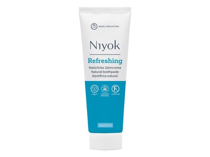 Niyok Zahncrème Refreshing Spearmint 75 ml Schonende Zahnpasta
