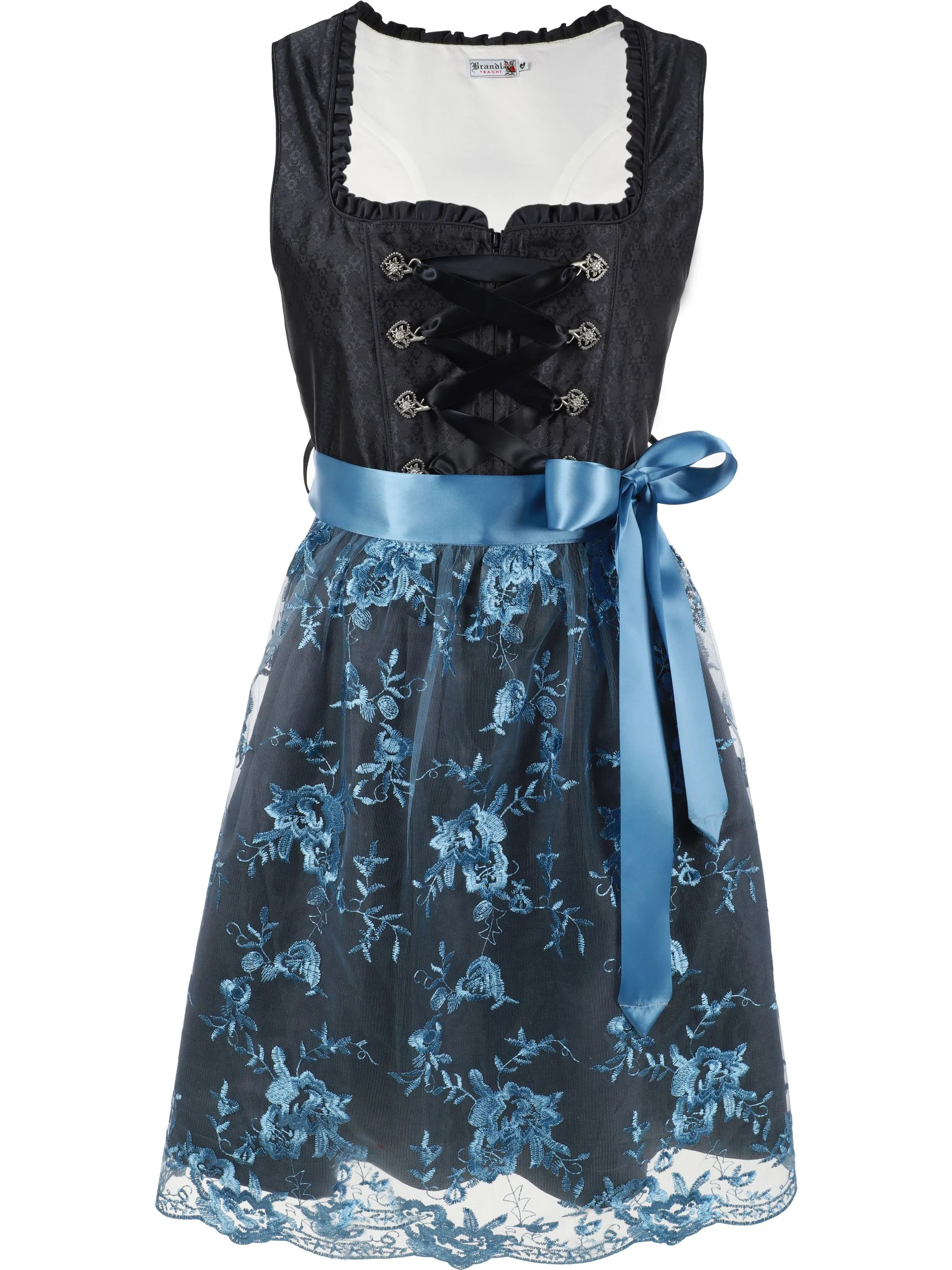 Damen Dirndl mit Spitzenschürze