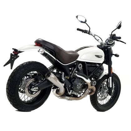 Silencieux Arrow Pro-race Nichrom Dark embout acier - Noir