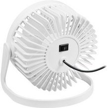 Ventilateur de bureau USB, 30 dB, blanc