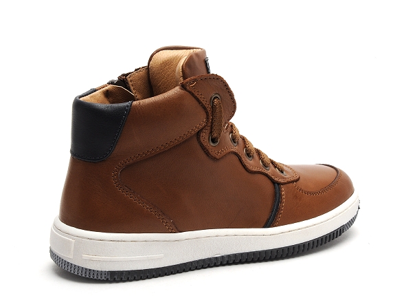 Freesby boots bottine enfant 2304 garcon marron