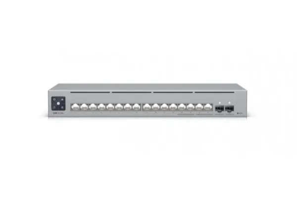 Ubiquiti UniFi Switch Pro Max 16 - Switch - L3 - Administreret - 12 x 10/100/1000   4 x 2.5GBase-T   2 x 10 Gigabit Ethernet - desktop, monterbar på stativ, væg-monterbar - AC