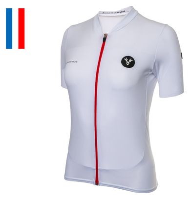 Maillot Manches Courtes Femme LeBram Galibier Blanc