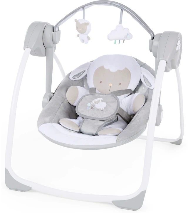 ingenuity Babyschaukel »Comfort 2 Go, Cuddle Lamb« bis 9 kg tragbar