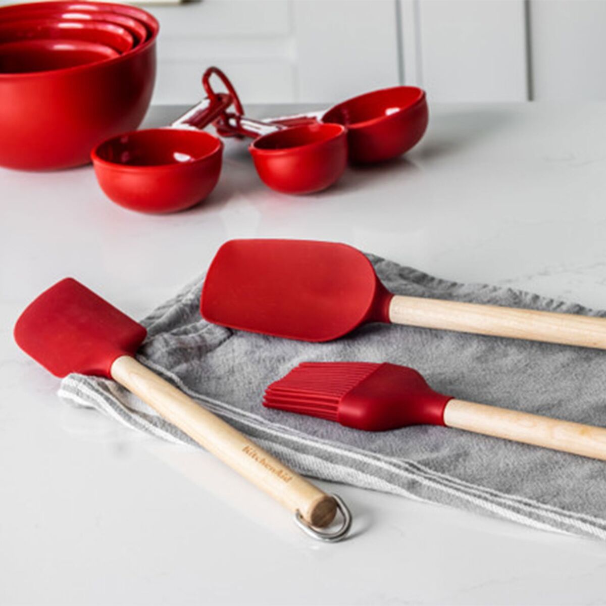 KitchenAid Bakesett 3 deker, empire red