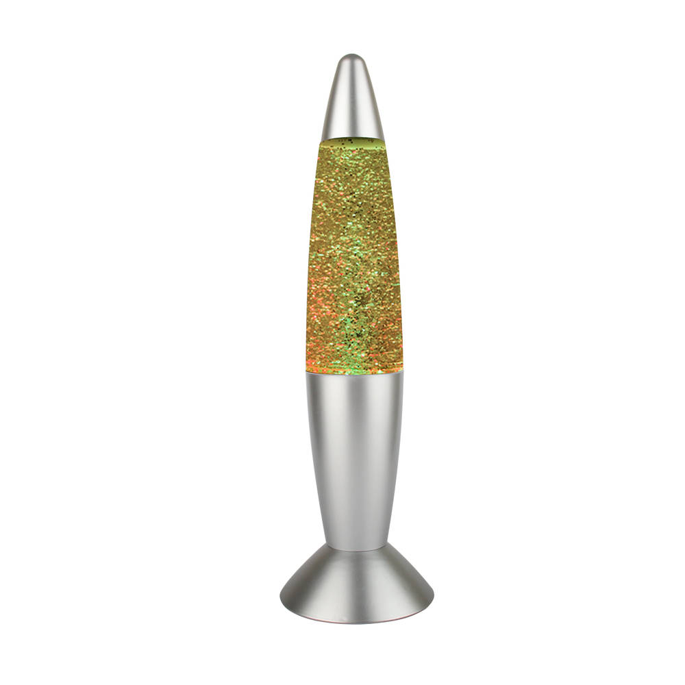 LED glitterlamp - chroom