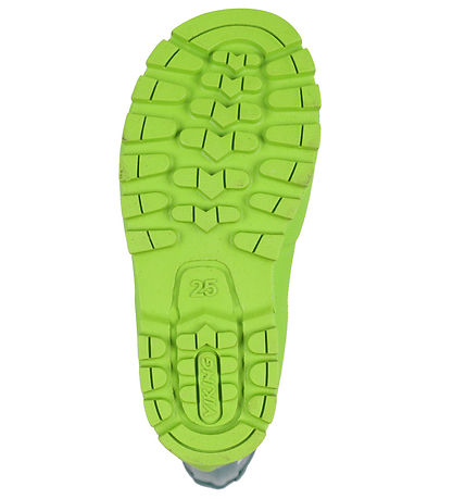 Viking Gummistiefel - Jolly - Flaschengrün/Multi m. Drache