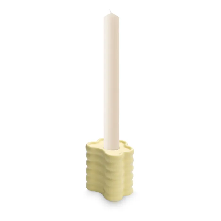 Octaevo Grand Bougeoir Flora | Jaune