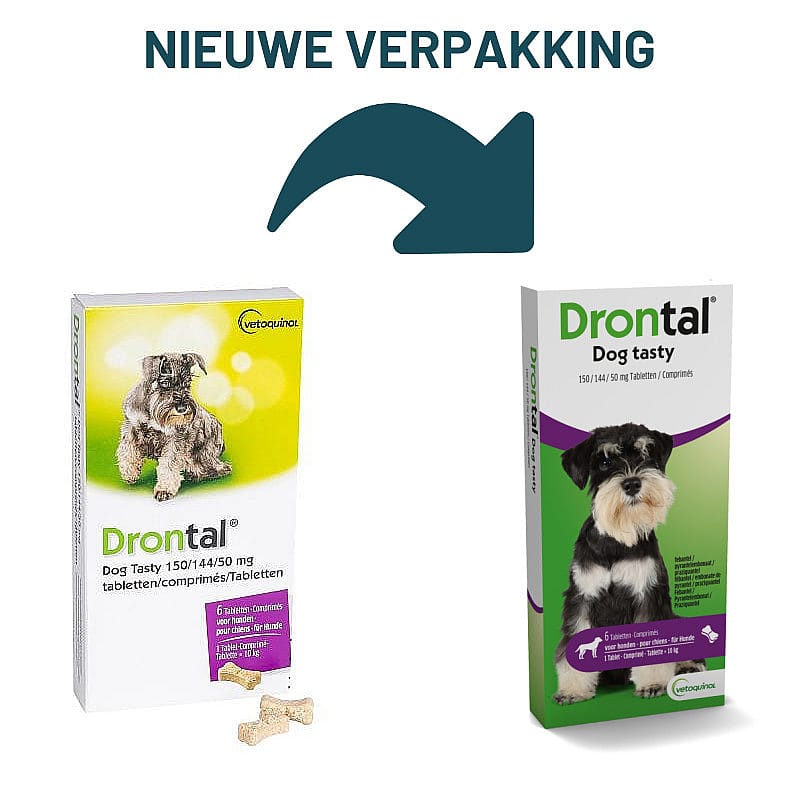 Drontal Dog Tasty Flavour Ontwormingstablet Hond