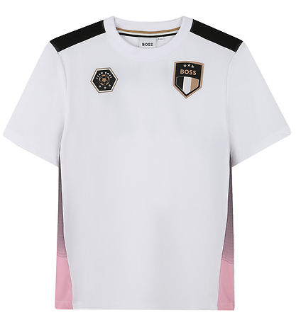 BOSS T-Shirt - Team BOSS - Weiß m. Print