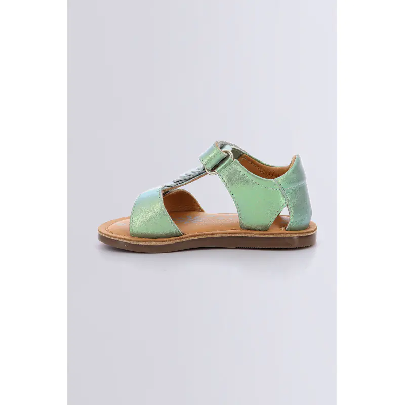 Divazia Vert irise SANDALES Cuir Fille