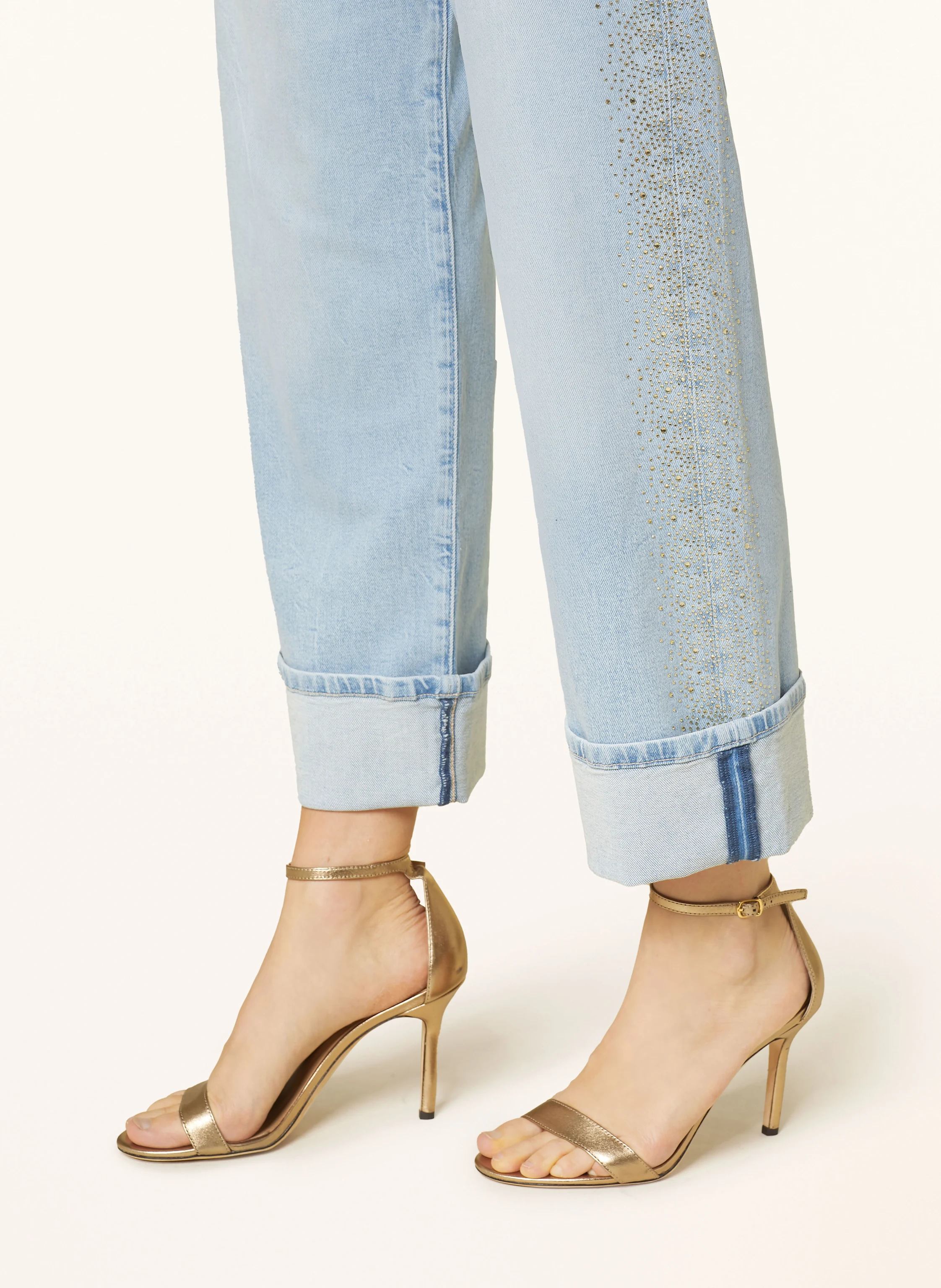 MAC Boyfriend Jeans BAGGY mit Schmucksteinen