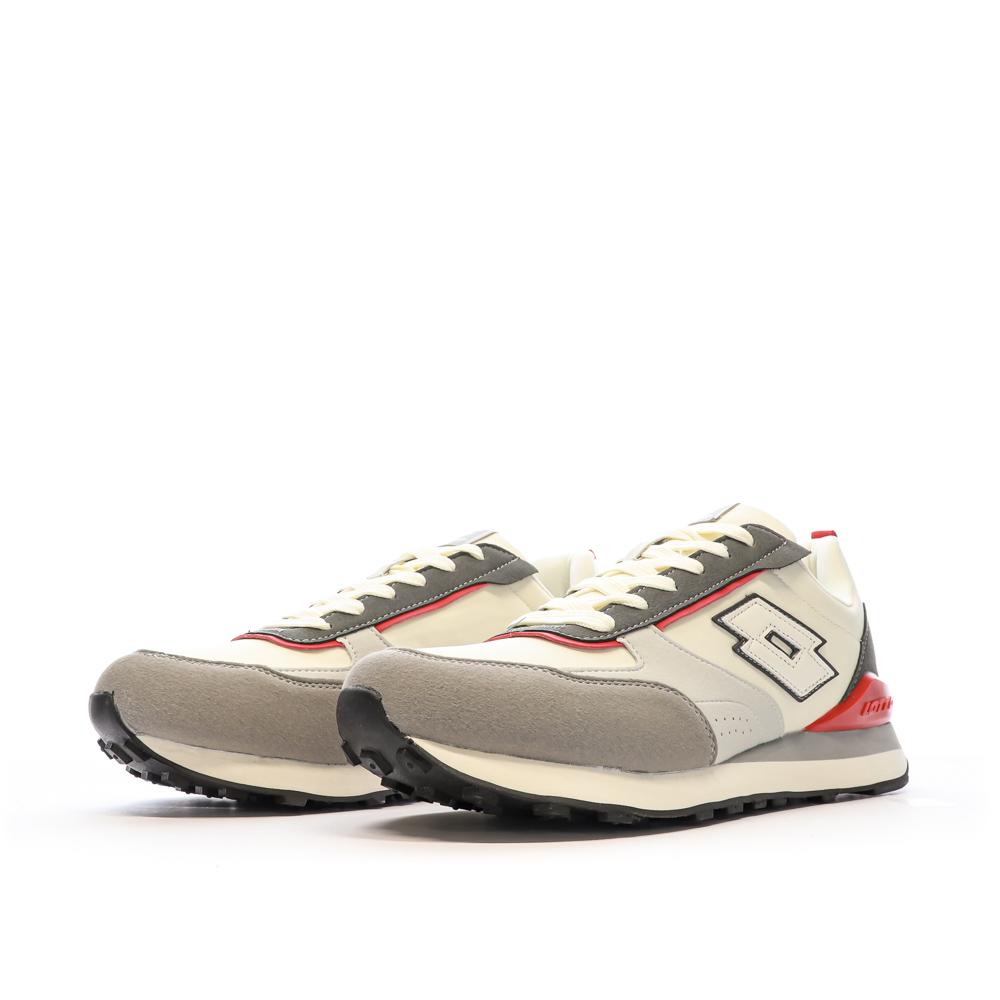 Lotto Baskets Beige/Gris Homme Lotto Twenty 5