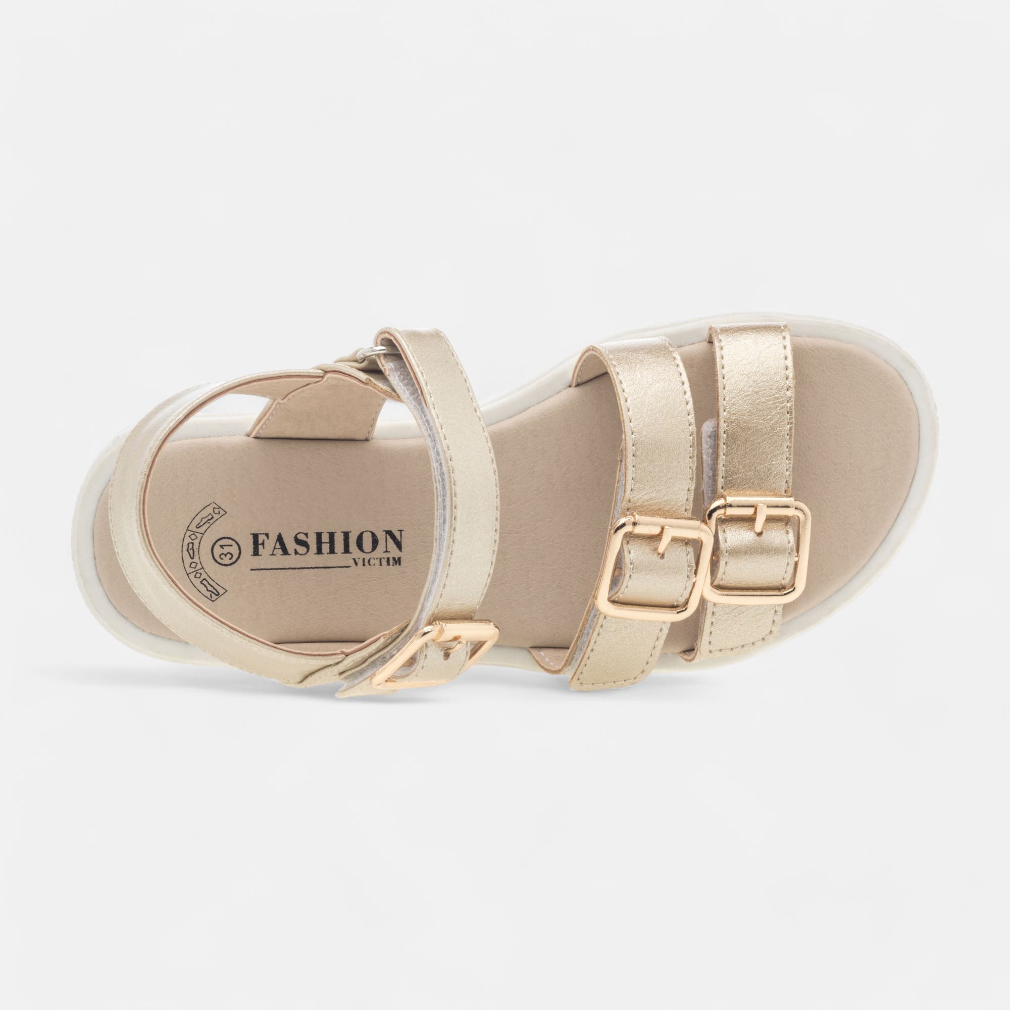 Sandales Fille or