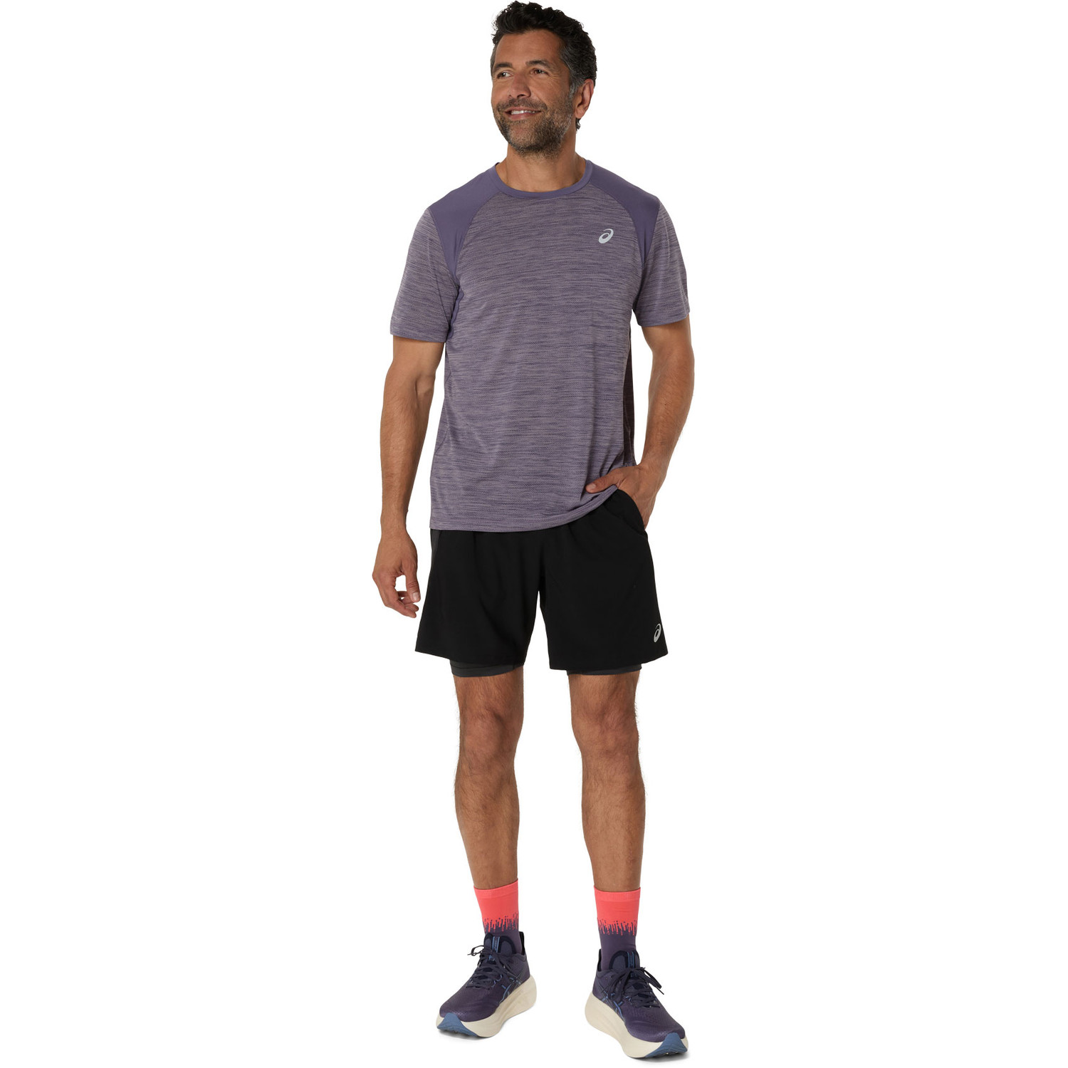ASICS Road 2in1 7'' Short Heren