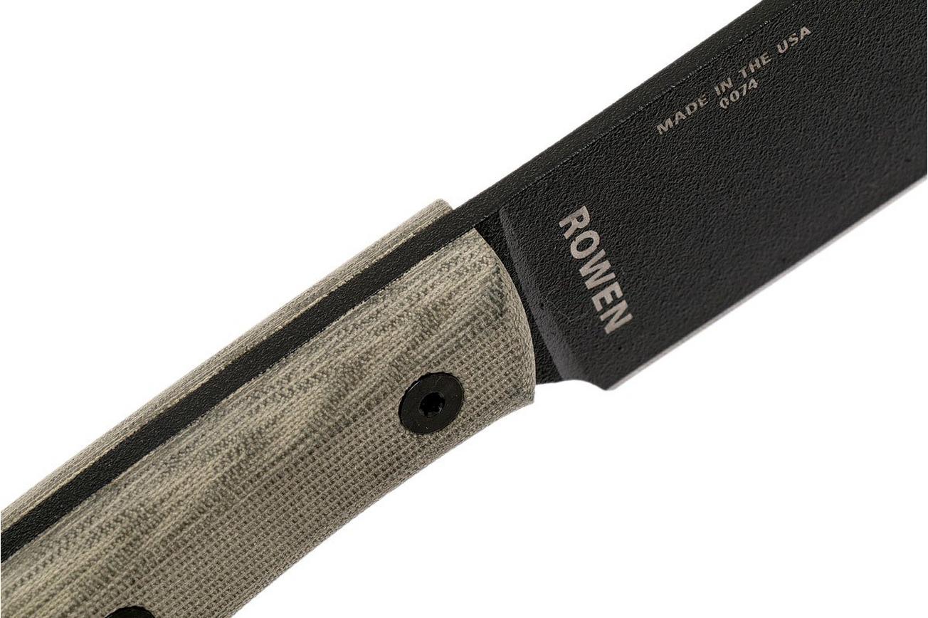 ESEE Model 6HM bushcraftmes Modified Handle, lederen schede
