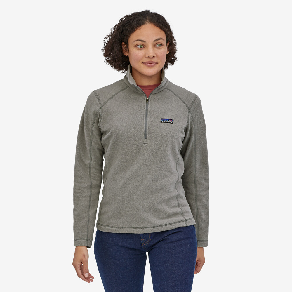 Damen-Fleecejacke mit Micro-D-D-Design und 1/4-Reißverschluss